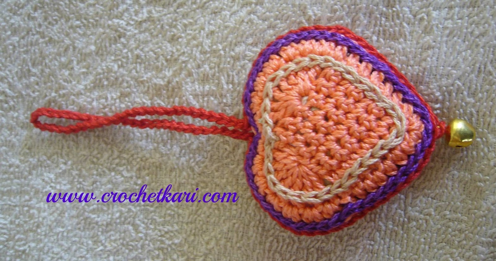 free crochet heart