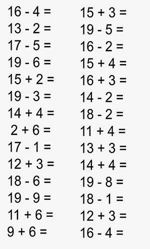 Математика решать до 20. Примеры до 20 на сложение и вычитание. Примеры на сложение до 20. Примеры по математике до 20. Примеры от 10 до 20.