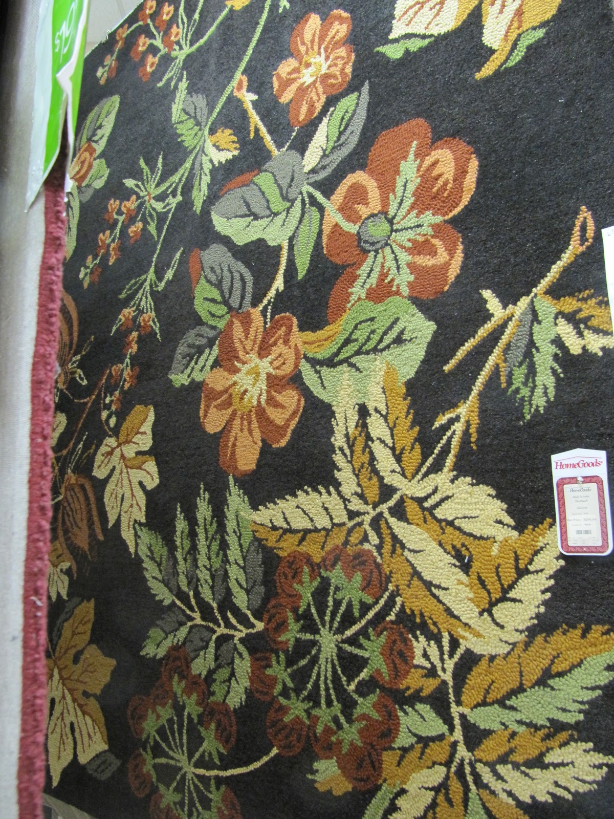 Wydeven Designs Shopping for Rugs at HomeGoods I'm a Fan!