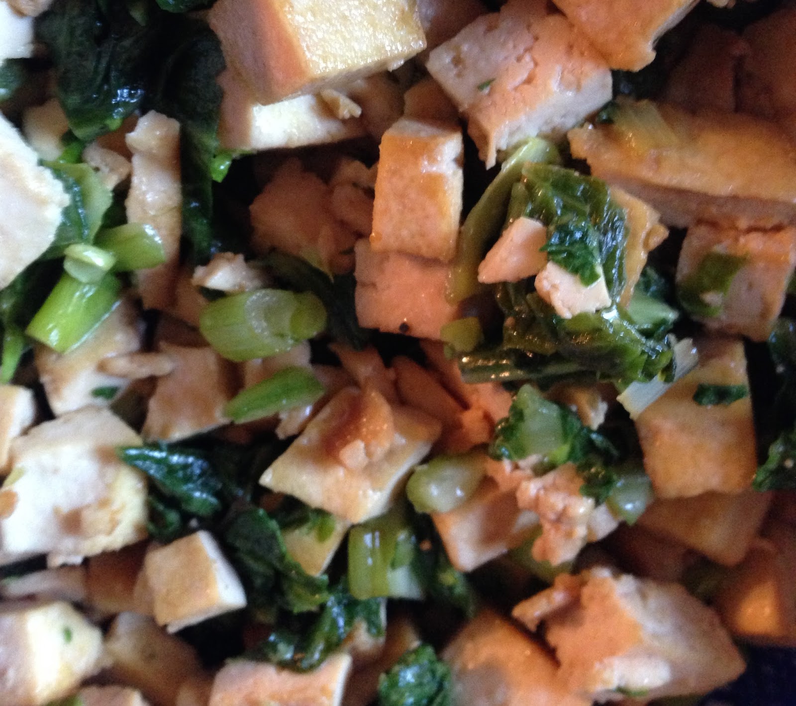 5 Element Food Tofu with Salted Mustard Greens