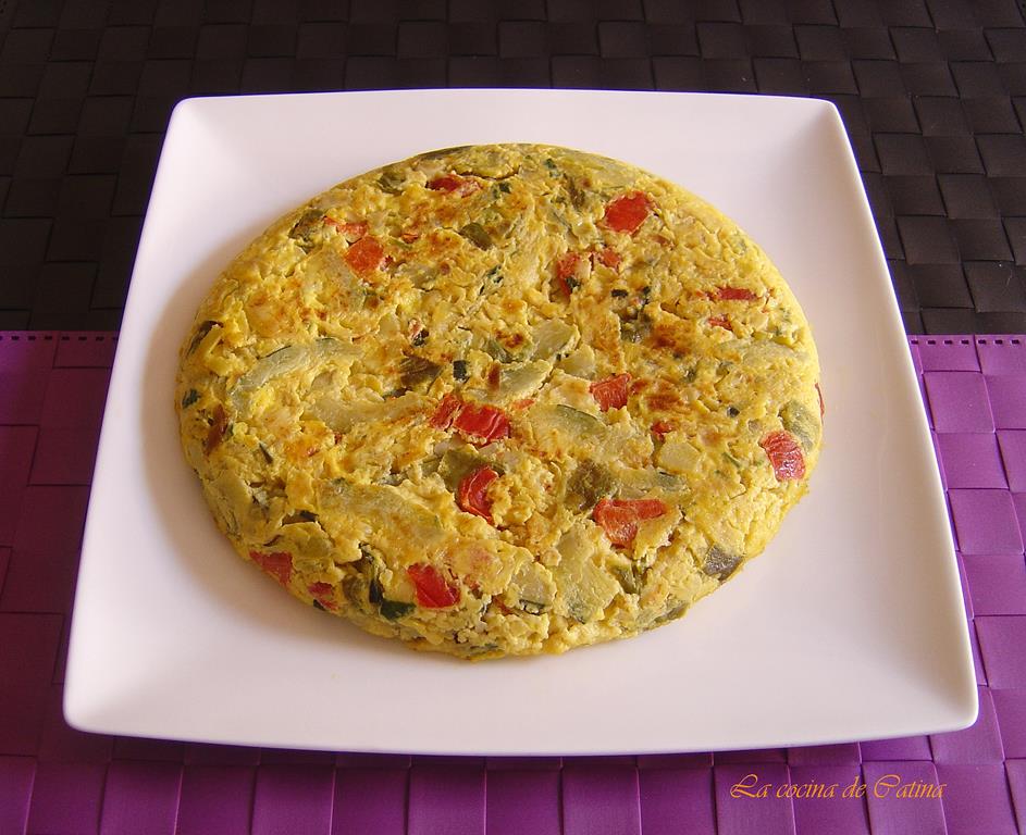 Tortilla de verduras La cocina de Catina