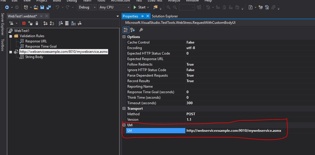 Learning Corner: Web Service Test with Visual Studio