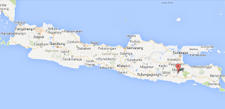 Location of Malang