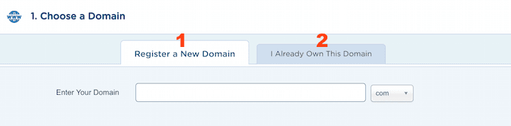 Pilih Nama Domain Pilih Nama Domain