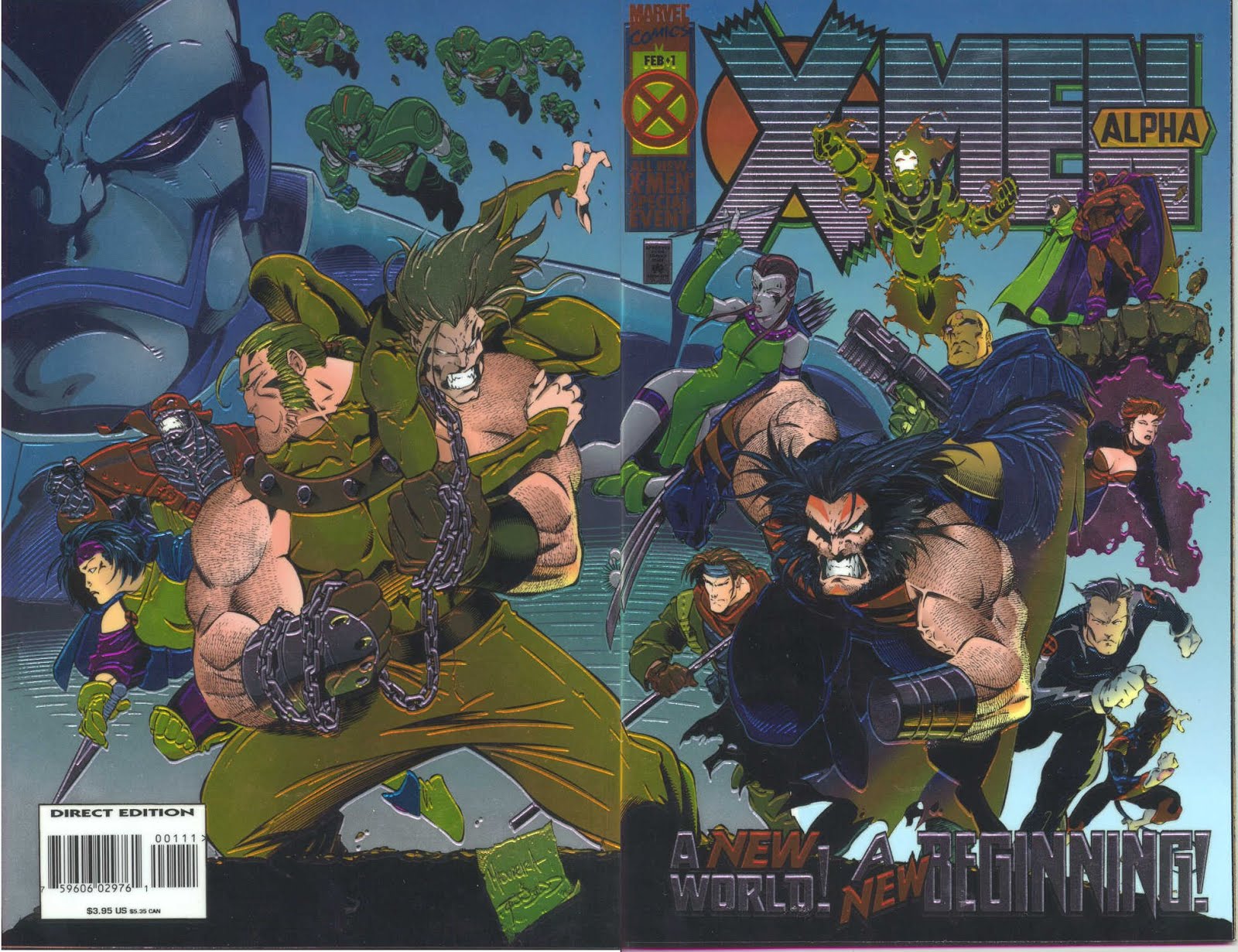 X-MEN ALPHA WRAPAROUND CHROMIUM COVER
