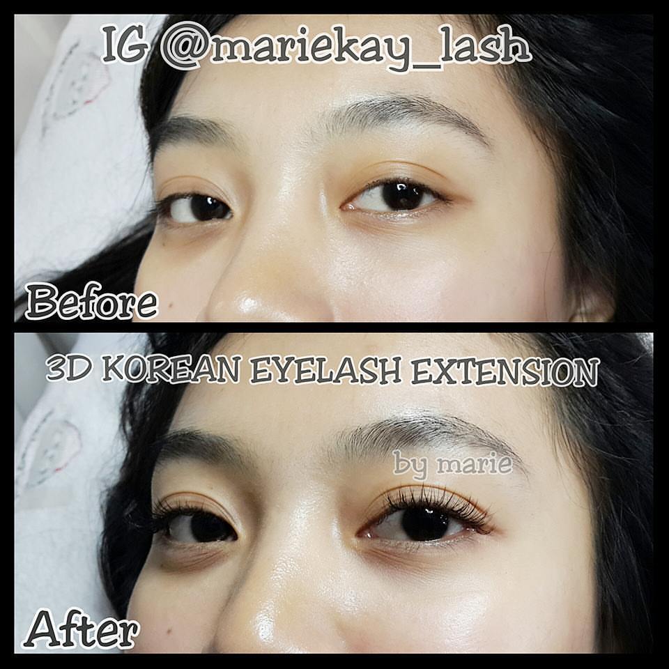 3D KOREAN EYELASH EXTENSION Menerima Kursus Sulam Alis , Bibir, Eyeliner and Kursus Eyelash