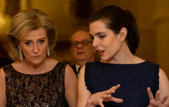 Princess Astrid of Belgium and Charlotte Casiraghi attended a dinner organized by the FXB International Association in Geneva, Switzerland