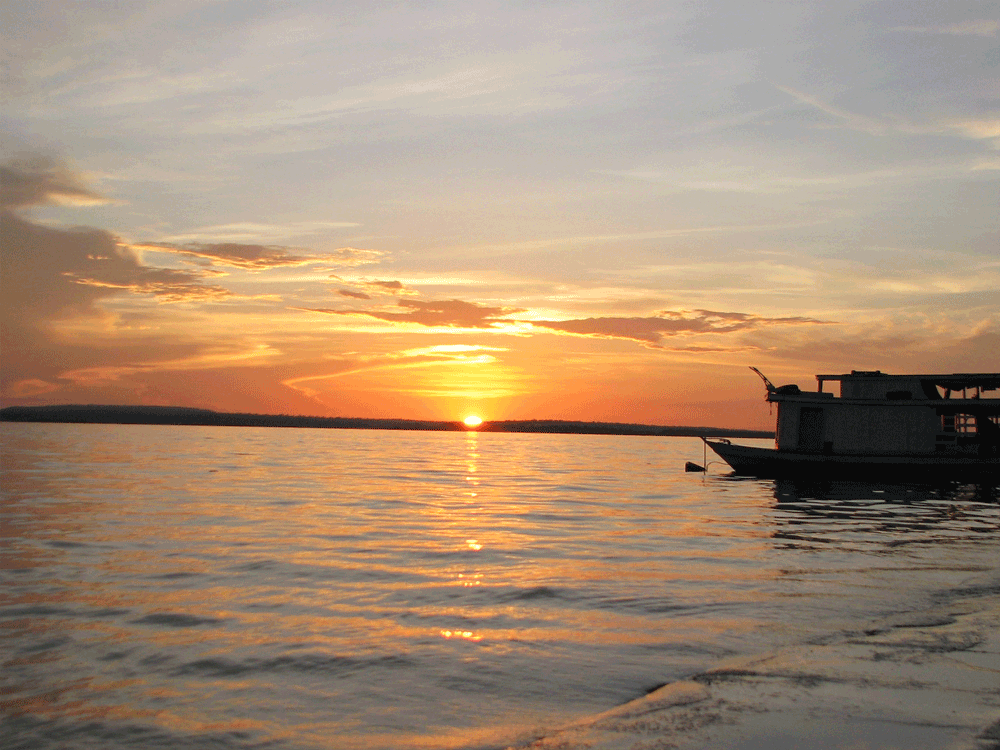 Por do Sol no oeste do Pará Por do Sol no oeste do Pará