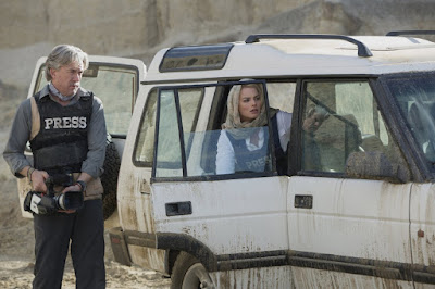 David Stanford and Margot Robbie in Whiskey Tango Foxtrot