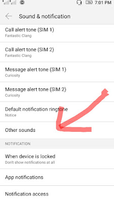 Android sound & notification touch vibration
