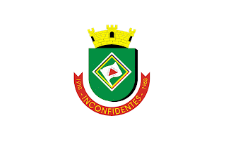 Bandeira do municÃ­pio da cidade de Inconfidentes MG