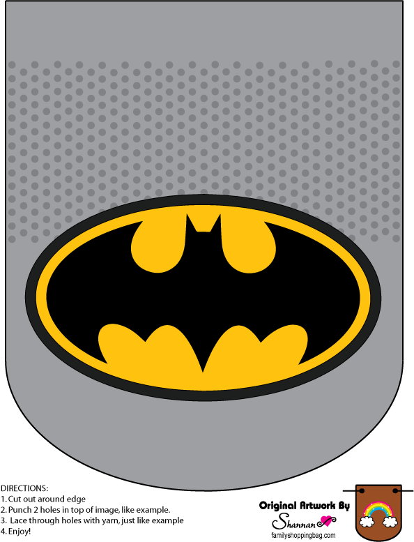 Etiquetas para Imprimir Gratis de Batman.
