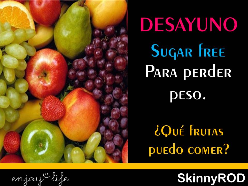 Como puedo bajar de peso comiendo frutas
