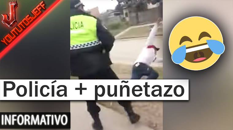 Policía le da un terrible puñetazo por provocarle