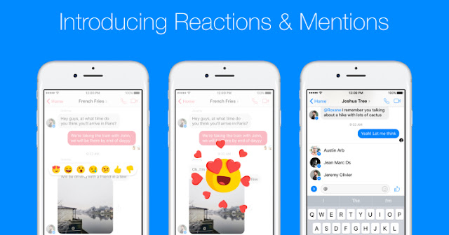 Keren, Facebook Messenger Rilis Fitur Reaksi dan Mention Keren, Facebook Messenger Rilis Fitur Reaksi dan Mention