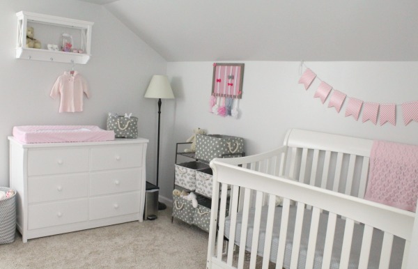 Laura S Plans Kate S Pink And Gray Nursery Reveal