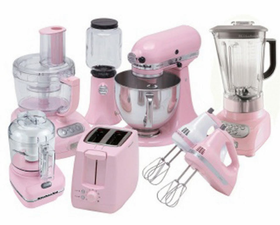 accesorios cocina rosa