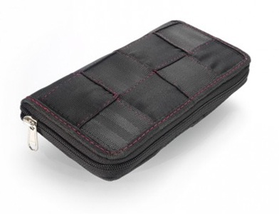 Dompet terbuat dari daur ulang sabuk Dompet terbuat dari daur ulang sabuk