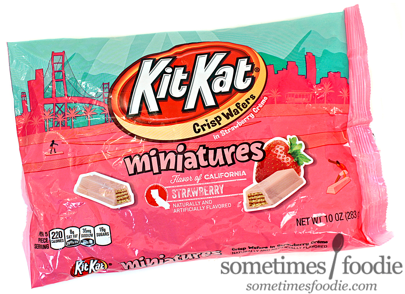 Sometimes Foodie Flavor of California Strawberry KitKat Bars CVS