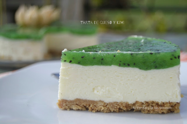 Tarta De Queso Y Kiwi -reto Asaltablog
