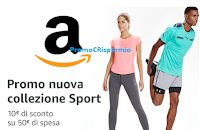 Amazon : sconto di 10 euro sulla Nuova Collezione Sport Logo Amazon : sconto di 10 euro sulla Nuova Collezione Sport