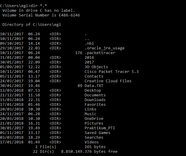 DOS (Internal Command)
