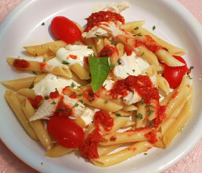 Chicken Penne Mozzarella Marinara What's Cookin' Italian Style Cuisine