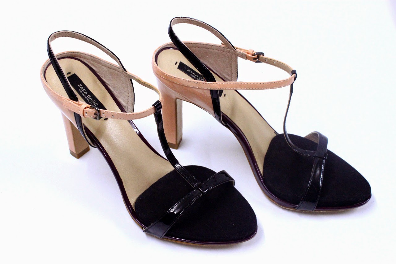 Lipgloss Ladys: 08012014 09012014 Zara High Heels Pumps samt schwarz Lack Kleiderkreisel