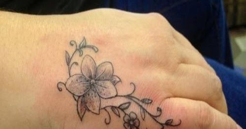 Gambar Tato Keren Simple Bunga Koleksi Gambar HD