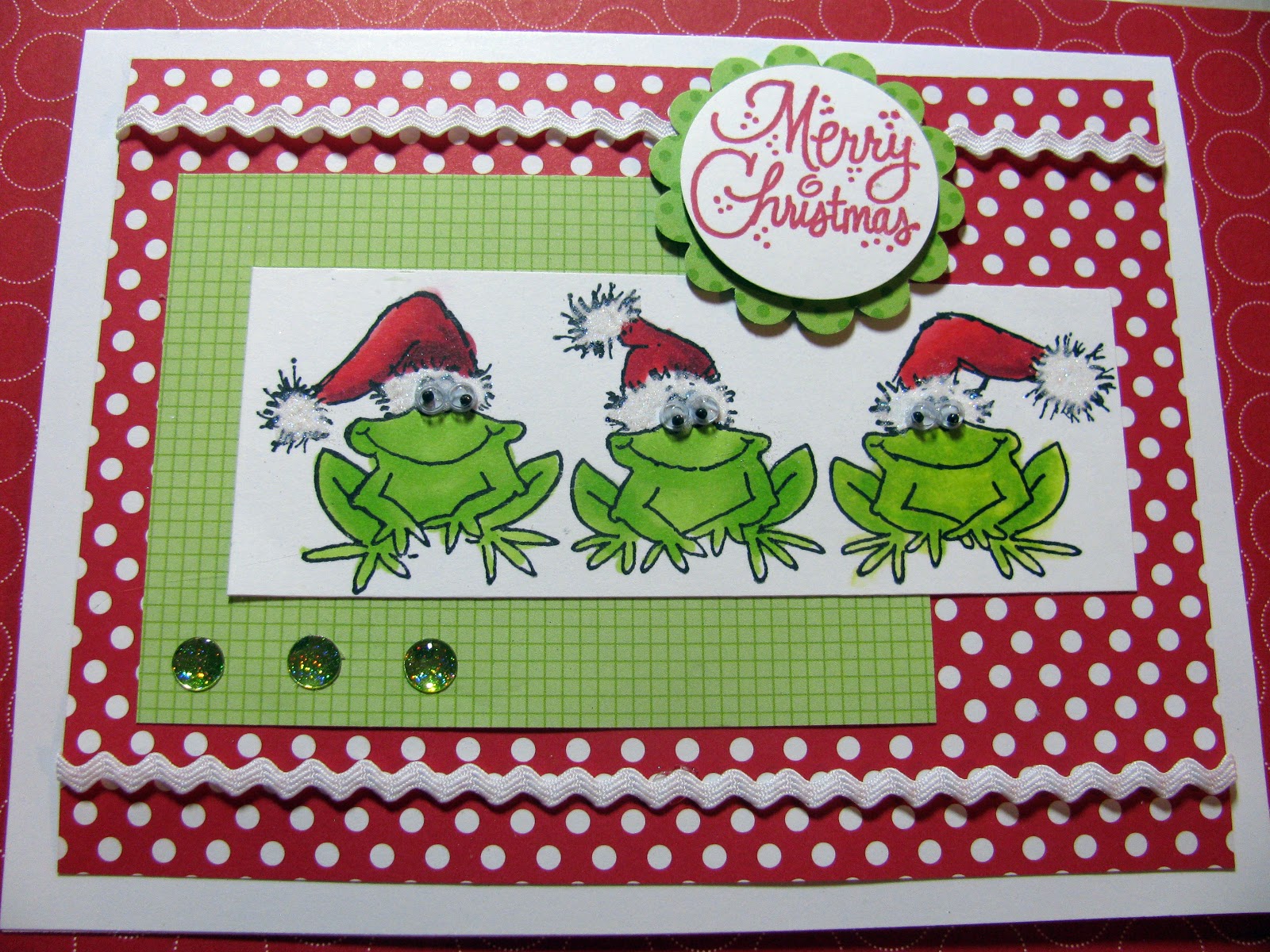Rubber Room Antics: Christmas Froggy Style