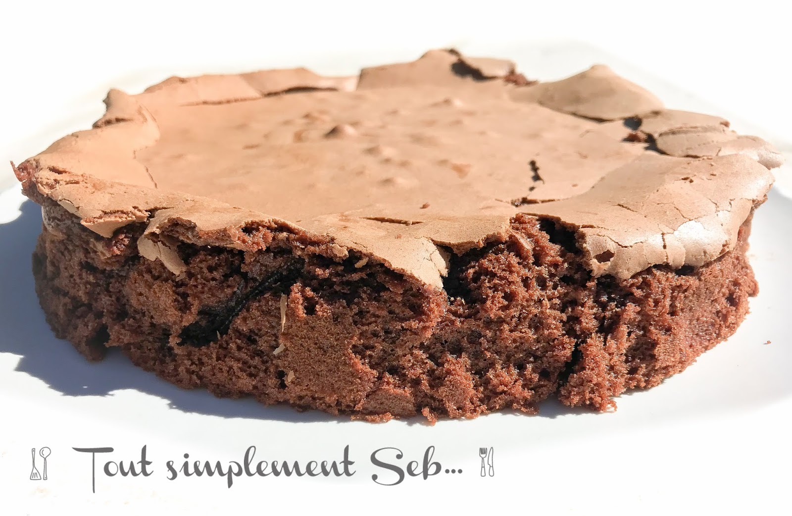 Tout simplement Seb Fondant au chocolat et crème de marron