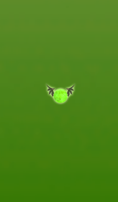 Devil light green moon