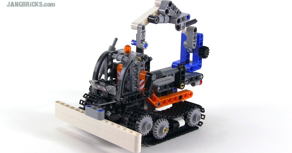 JANGBRiCKS LEGO reviews & LEGO Technic Snow Groomer! set alternate build