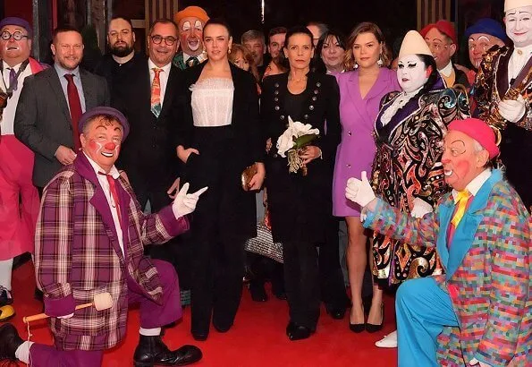 Princess Stephanie, Pauline Ducruet and Camille Gottlieb attended the 2nd day of the 44th International Circus Festival in Monaco