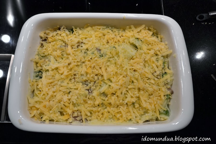 Stamppot antes de gratinar