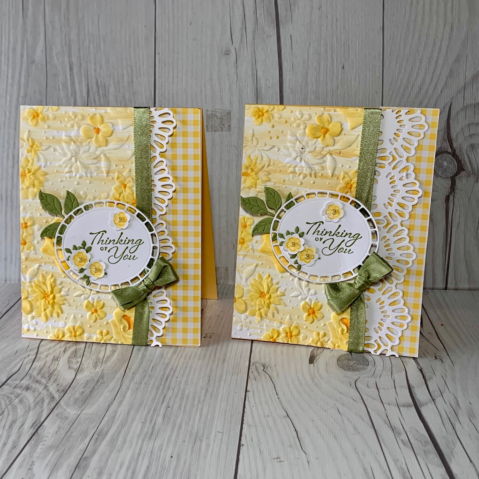 Stampin' Up! Country Floral Embossing Folder Embossed cards, Cards