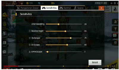 Tutorial Cara Setting Kontrol Auto Aim Headshot Free Fire