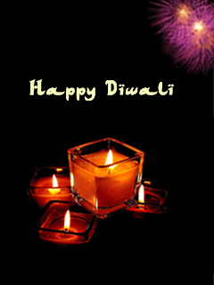 Happy Diwali 2015 Animated Candles Lantern Light Gif Wallpapers Download