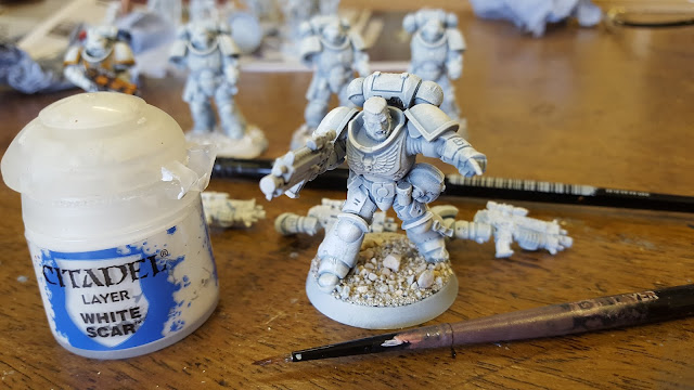 Final step... for inspiration how to paint white space marine
