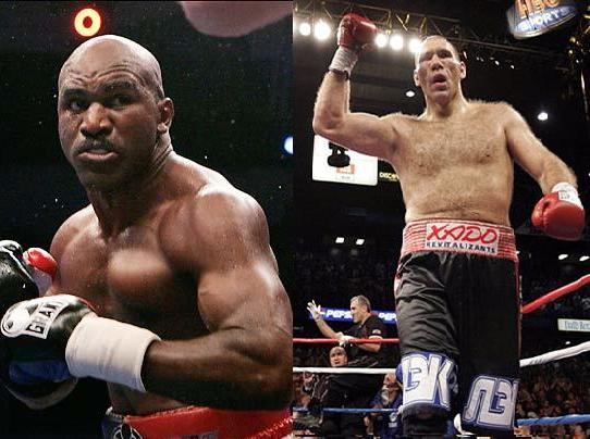 Evander Holyfield vs Mike Tyson and Valuev.