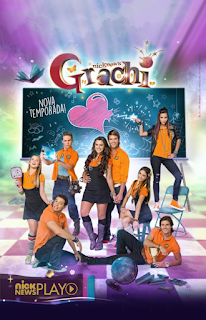 Grachi Pôster - Grachi, Daniel, Matilda, Chema, Tony e Mecha (FOTO: Reprodução/Nick News)