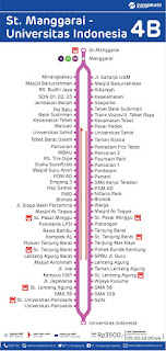 peta rute transjakarta stasiun manggarai ui