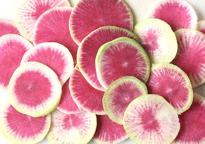 what color is watermelon radish