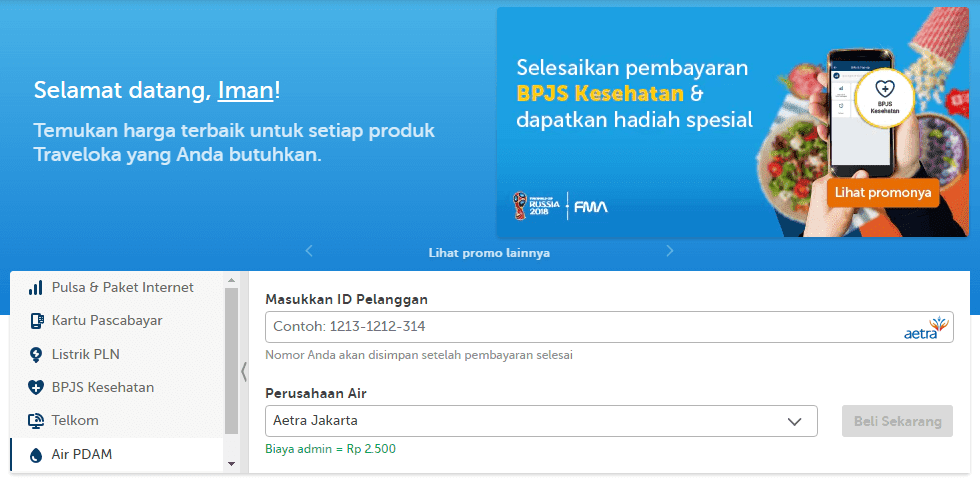 Bayar Tagihan PDAM via Online? Nggak usah Risau, Bayar Apapun Mudah di Traveloka! Cara Cek Tagihan PDAM dan Bayar Tagihan Air PDAM Online di Traveloka