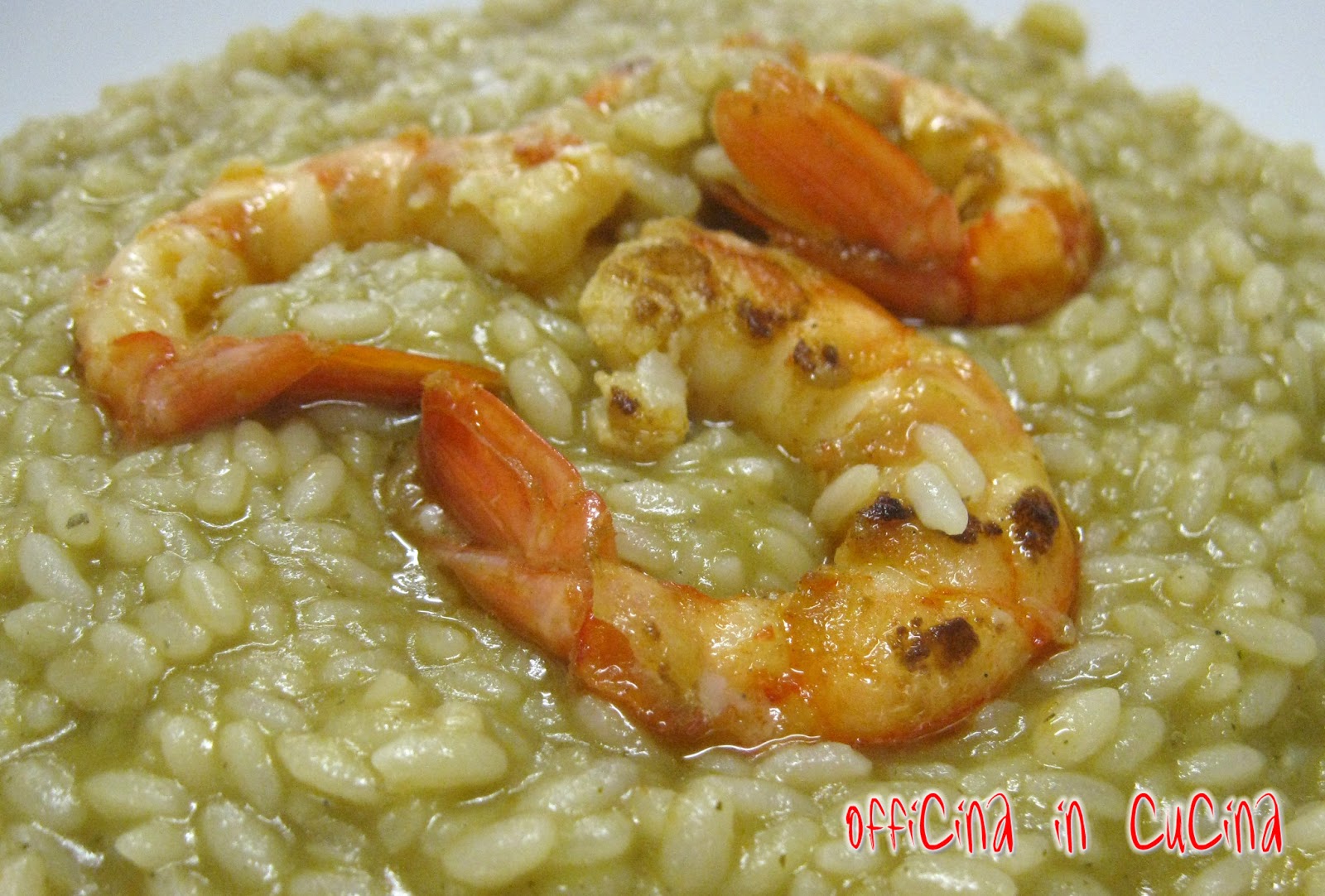 Risotto Curry, e Gamberoni