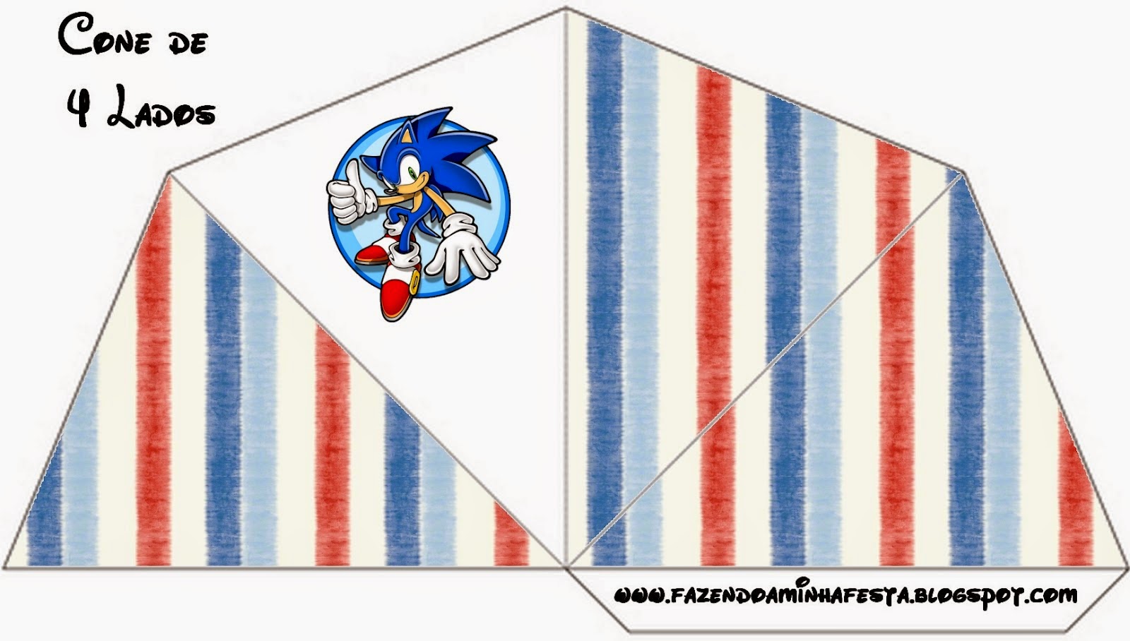 Free Printable Cones of Sonic.