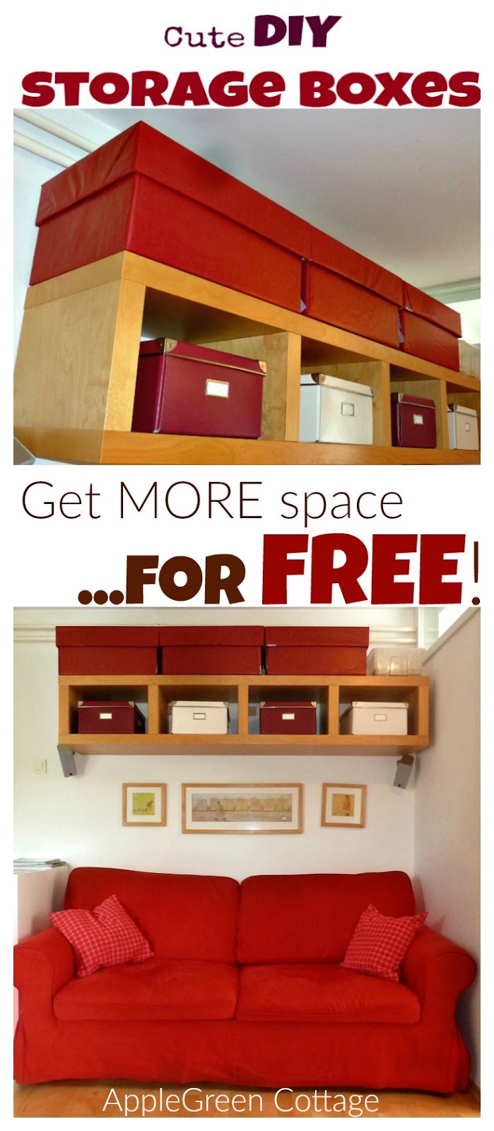 Cute DIY storage boxes that will win you additional storage space AppleGreen Cottage