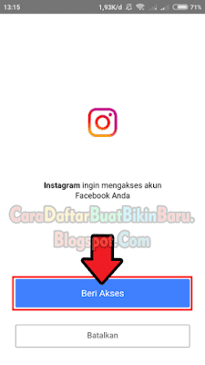 instagram tidak bisa terhubung ke facebook