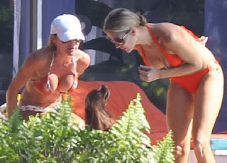 Joanna Krupa Orange Bikini Miami