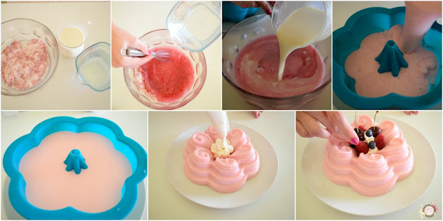 ¿Cómo preparar gelatina con leche condensada?